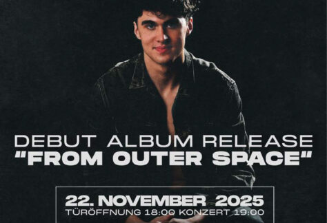 Finn Bo George Konzertflyer Release Debutalbum "From Outer Space" 22.11.25